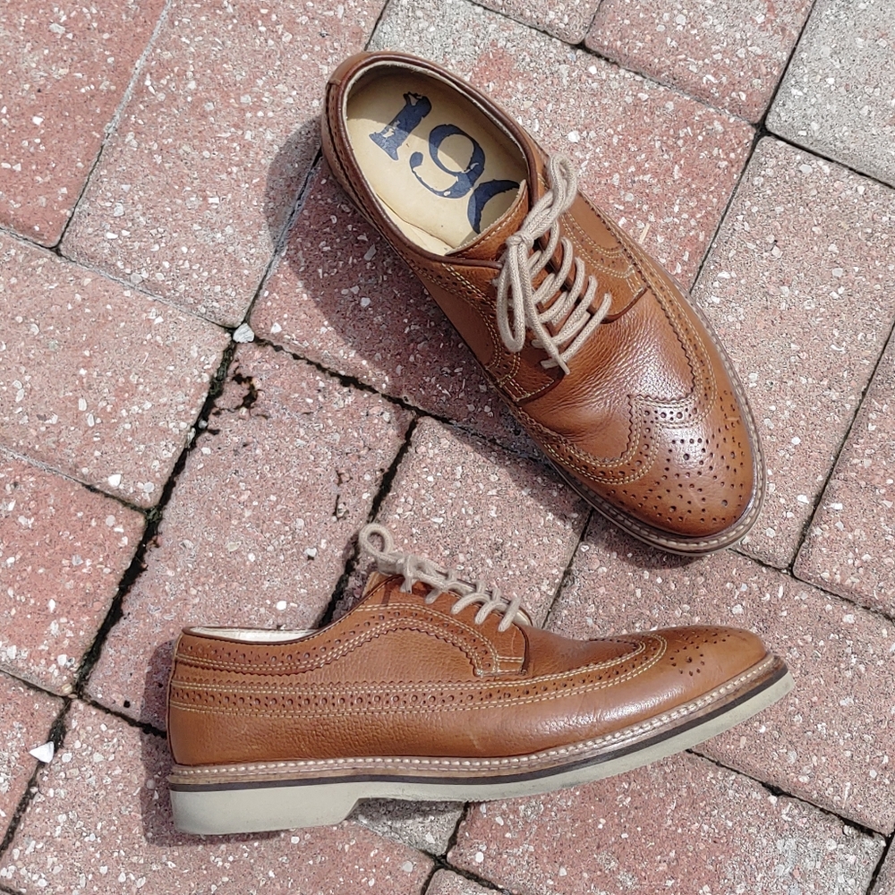 1901 Nordstrom Kyle Longwing Leather Brogues Sz 8M